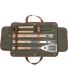 Mallette en toile avec ustensiles barbecue