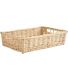 Manne en osier naturel avec passe-main (Panier 40 x 28 cm)