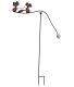 Mobile de jardin en fer (2 chats 1 souris)
