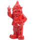 Nain de jardin en résine F*ck 16 x 12 x 32 cm (Rouge)