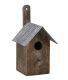 Nichoir oiseau bois et zinc