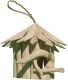 Nichoir rond en bois d'albésia (20 x 18 cm)