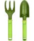 Outils de jardin enfant en plastique Star (Lot de 2) (Vert clair et foncé)