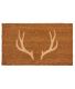 Paillasson coco intérieur extérieur 75 x 45 cm (Bois de cerf thermocompressé)