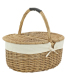 Panier en osier avec couvercle