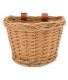Panier à vélo en osier naturel (Grand modèle)