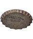 Plateau capsule effet vieilli 35 cm