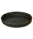 Plateau en métal Jali 60 cm (Anthracite)