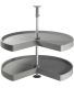 Plateau tournant 2 niveaux pour module de cuisine Shelvo (Pour module de 80 cm)