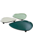 Plateaux en métal coloré Altitude (Lot de 3)