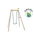 Portique en bois balançoire Forest avec siège bébé offert (1 balançoire)