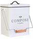 Poubelle de cuisine à compost vintage 5 litres