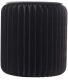 Pouf design en carton plié 35 cm (Noir)