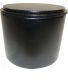 Pouf en polyuréthane Reverso (Noir)