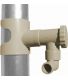 Récupérateur d'eau pour gouttière circulaire (Sable)