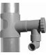 Récupérateur d'eau pour gouttière circulaire (Gris)