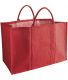 Sac à bûches en jute (Rouge)