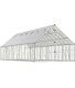 Serre de jardin en aluminium argent et polycarbonate Balance (29.3m²)