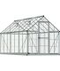 Serre de jardin en aluminium argent et polycarbonate Harmony (7.9m²)