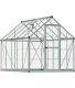 Serre de jardin en aluminium argent et polycarbonate Harmony (5.7m²)