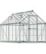 Serre de jardin en aluminium argent et polycarbonate Harmony (6.8m²)