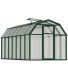 Serre de jardin en aluminium vert et polycarbonate Eco Grow (9.2m²)