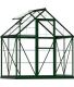 Serre de jardin en aluminium vert et polycarbonate Harmony (2.3m²)