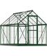 Serre de jardin en aluminium vert et polycarbonate Harmony (5.7m²)