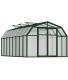Serre de jardin en aluminium vert et polycarbonate Hobby Gardener (13.7m²)
