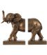 Serre-livres en résine éléphant (Lot de 2)