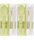 Set de couverts à emporter Eco concept (Lot de 2) (Vert)