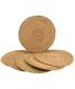 Set de table ronds en jonc naturel Zoho (Lot de 6)