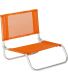 Siege plage en aluminium Basic (Orange)