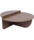 Table basse en aggloméré Podium (Noyer)