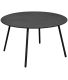 Table basse jardin ronde en acier Rio 70 cm (Graphite)