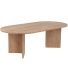 Table basse ovale en aggloméré Sable (Chêne)