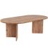 Table basse ovale en aggloméré Sable (Pin)
