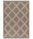 Tapis intérieur extérieur aspect jute marron Tijuana 9041 (90 x 67 cm)