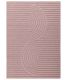 Tapis intérieur extérieur en polypropylène Fira 986 rose (150 x 80 cm)