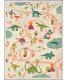 Tapis intérieur à poils courts Alix 737 beige (80 x 150 cm)