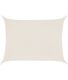 Toile d'ombrage rectangulaire 4 x 3 mètres (Blanc Gardena)