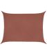 Toile d'ombrage rectangulaire 4 x 3 mètres (Terracotta)