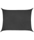 Toile d'ombrage rectangulaire 4 x 3 mètres (Gris)