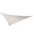 Toile d'ombrage triangulaire 5 mètres (Blanc gardenia)