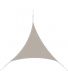 Voile d'ombrage triangle 3 x 3 x 3m (Taupe)