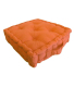 Coussin de sol en coton 40 cm (Orange)