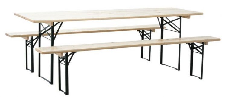 Table Exterieur Pliante 745 ensemble brasserie table et bancs en m 233 tal et bois Table Exterieur Pliante 745 ensemble brasserie table et bancs en m 233 tal et bois