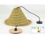 Abat-jour en jonc fin - 7
