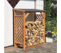 Abri bûches en bois coloris miel - IDEANATURE