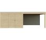 Abri de jardin 300 x 300 cm Qube - GARDENAS